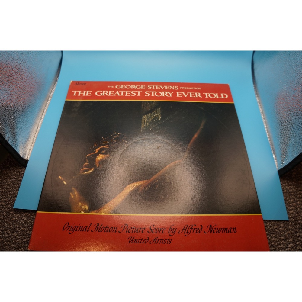 The Greatest Story Ever Told Alfred Newman Vinyl LP Soundtrack UAS 5120 Stereo
